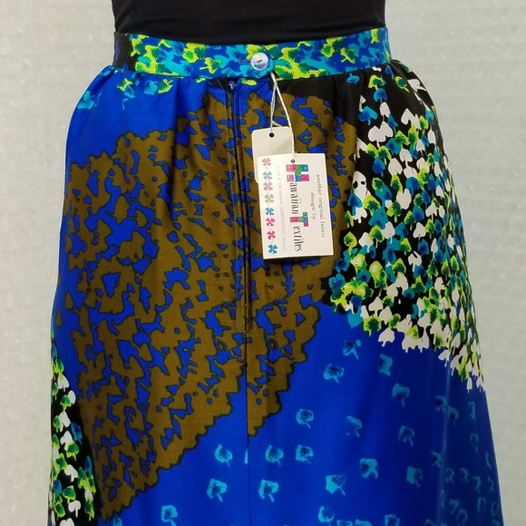 1970s Hawaiian NWT ILGWU maxi skirt - Picture 4 of 7